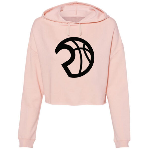 PLUTO LOGO - PREMIUM WOMEN'S CROPPED HOODIE - BLUSH - 7WT3KA Thumbnail