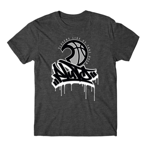 PLUTO DRIP - PREMIUM T-SHIRT - CHARCOAL GRAY HEATHER - D5G9EP Thumbnail