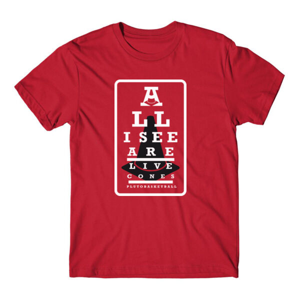 ALL I SEE ARE LIVE CONES - PREMIUM T-SHIRT - RED - 739GCN Thumbnail